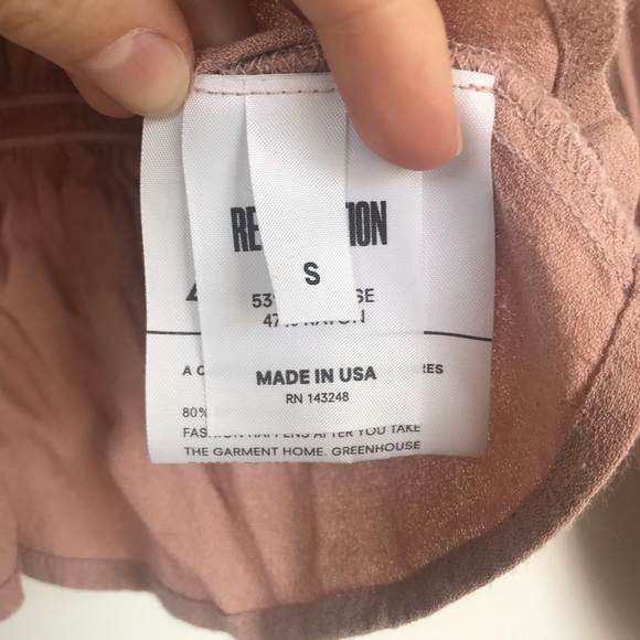 Reformation Laurent Top in blush - Picture 7 of 8